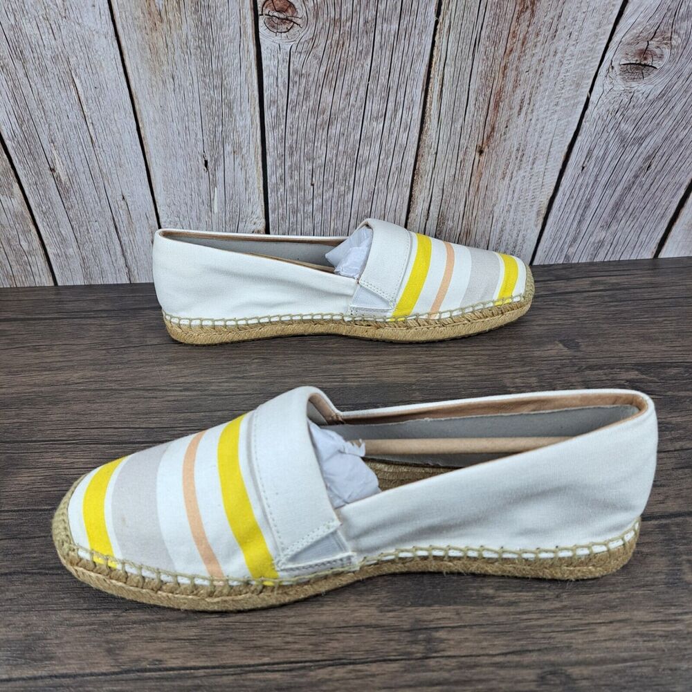 UGG Renada Stripe Women's Sz 9 M Slip On Espadrille Loafer White Multi (NIB) - Picture 5 of 9
